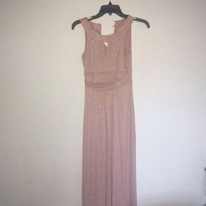 Pink sparkle formal dress